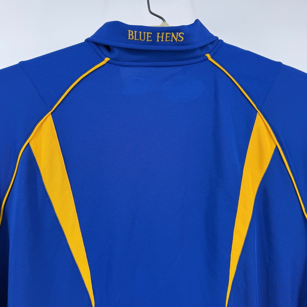 Under Armour University of Delaware Blue Hens Polo Shirt Mens XXL Blue HeatGear - Picture 7 of 10